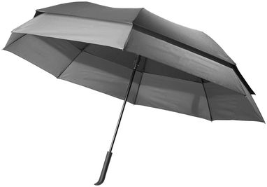 Зонт автоматический  23 - 30'', цвет сплошной черный - 10914125- Фото №1