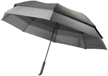 Зонт автоматический  23 - 30'', цвет сплошной черный - 10914125- Фото №2