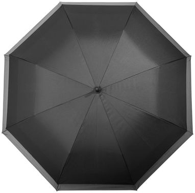 Зонт автоматический  23 - 30'', цвет сплошной черный - 10914125- Фото №4