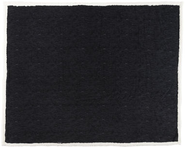 Плед из шерпы Sam, цвет сплошной черный - 11296300- Фото №3