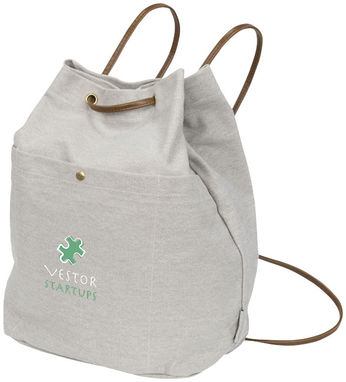 Рюкзак со шнурком Harper , цвет светло-серый - 12043100- Фото №2