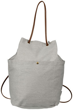 Рюкзак зі шнурками Harper , колір світло-сірий - 12043100- Фото №3