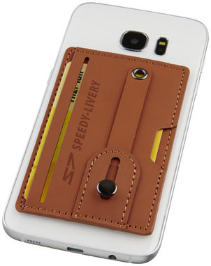Чохол для телефону RFID , колір коричневий - 12399601- Фото №2