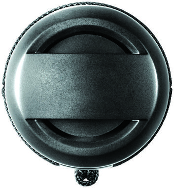 Колонка  Rugged Fabric Bluetooth, цвет сплошной черный - 12400000- Фото №4