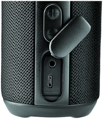 Колонка  Rugged Fabric Bluetooth, цвет сплошной черный - 12400000- Фото №9
