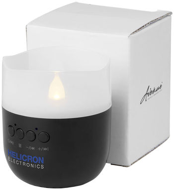 Динамік Candle Light Bluetooth, колір суцільний чорний - 12400200- Фото №2