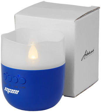 Динамик Candle Light Bluetooth, цвет ярко-синий - 12400202- Фото №2