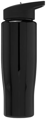 Пляшка спортивна H2O Tempo , колір суцільний чорний - 21004401- Фото №3