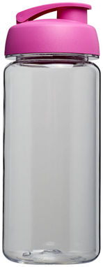 Бутылка спортивная H2O Octave , цвет прозрачный, розовый - 21006308- Фото №4
