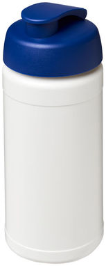 Пляшка спортивна Baseline Plus , колір білий, синій - 21006802- Фото №1