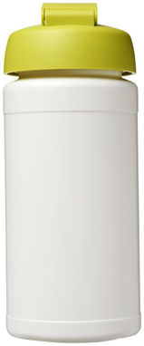 Пляшка спортивна Baseline Plus , колір білий, зелений лайм - 21006804- Фото №4
