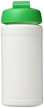 Пляшка спортивна Baseline Plus , колір білий, зелений - 21006806- Фото №4