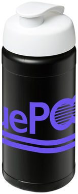 Пляшка спортивна Baseline Plus , колір суцільний чорний, білий - 21006812- Фото №2