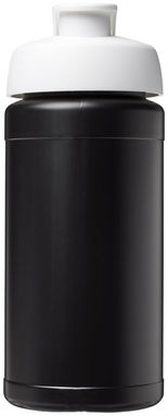 Пляшка спортивна Baseline Plus , колір суцільний чорний, білий - 21006812- Фото №3