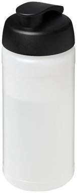 Бутылка спортивная Baseline Plus , цвет прозрачный, сплошной черный - 21006815- Фото №1