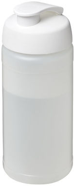 Пляшка спортивна Baseline Plus , колір прозорий, білий - 21006816- Фото №1