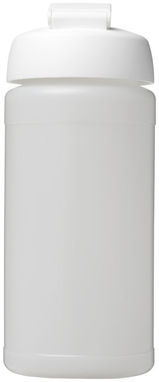 Бутылка спортивная Baseline Plus , цвет прозрачный, белый - 21006816- Фото №4