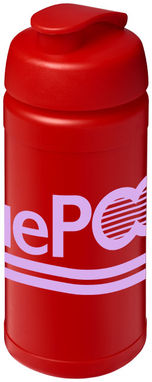 Пляшка спортивна Baseline Plus , колір червоний - 21006820- Фото №2