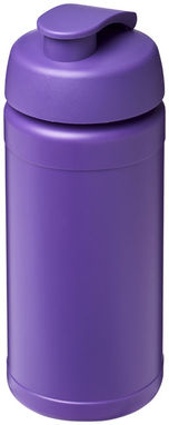 Пляшка спортивна Baseline Plus , колір пурпурний - 21006823- Фото №1