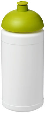 Пляшка спортивна Baseline Plus , колір білий, зелений лайм - 21006904- Фото №1