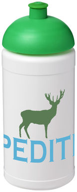 Пляшка спортивна Baseline Plus , колір білий, зелений - 21006906- Фото №2