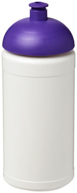 Пляшка спортивна Baseline Plus , колір білий пурпурний - 21006909- Фото №1