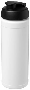 Бутылка спортивная Baseline Plus , цвет белый, сплошной черный - 21007000- Фото №1