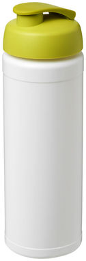 Пляшка спортивна Baseline Plus , колір білий, зелений лайм - 21007004- Фото №1