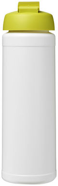 Пляшка спортивна Baseline Plus , колір білий, зелений лайм - 21007004- Фото №4