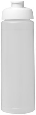 Бутылка спортивная Baseline Plus , цвет прозрачный, белый - 21007016- Фото №3