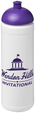 Пляшка спортивна Baseline Plus , колір білий пурпурний - 21007109- Фото №2