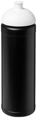 Бутылка спортивная Baseline Plus , цвет сплошной черный, белый - 21007112- Фото №1