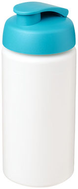 Бутылка спортивная Baseline Plus grip , цвет белый, аква - 21007205- Фото №1