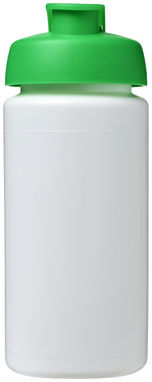 Пляшка спортивна Baseline Plus grip , колір білий, зелений - 21007206- Фото №3