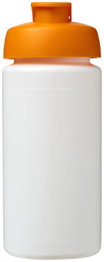 Пляшка спортивна Baseline Plus grip , колір білий, помаранчевий - 21007207- Фото №3
