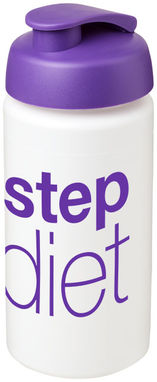 Пляшка спортивна Baseline Plus grip , колір білий пурпурний - 21007209- Фото №2