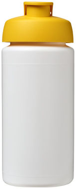 Пляшка спортивна Baseline Plus grip , колір білий, жовтий - 21007210- Фото №3
