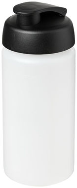 Пляшка спортивна Baseline Plus grip , колір прозорий, суцільний чорний - 21007215- Фото №1
