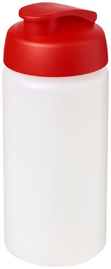Бутылка спортивная Baseline Plus grip , цвет прозрачный, красный - 21007218- Фото №1