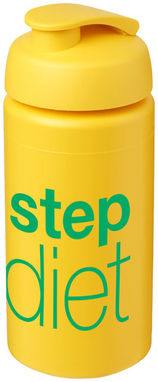 Пляшка спортивна Baseline Plus grip , колір жовтий - 21007221- Фото №2