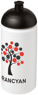 Пляшка спортивна Baseline Plus grip , колір білий, суцільний чорний - 21007300- Фото №2