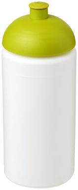 Бутылка спортивная Baseline Plus grip , цвет белый, зеленый лайм - 21007304- Фото №1