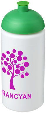Пляшка спортивна Baseline Plus grip , колір білий, зелений - 21007306- Фото №2