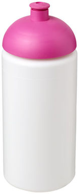 Бутылка спортивная Baseline Plus grip , цвет белый, розовый - 21007308- Фото №1