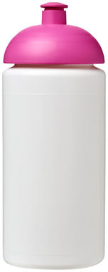 Пляшка спортивна Baseline Plus grip , колір білий, рожевий - 21007308- Фото №3