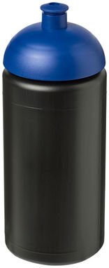Бутылка спортивная Baseline Plus grip , цвет сплошной черный, синий - 21007313- Фото №1