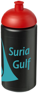 Бутылка спортивная Baseline Plus grip , цвет сплошной черный, красный - 21007314- Фото №2