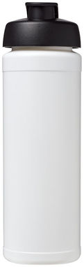Бутылка спортивная Baseline Plus grip , цвет белый, сплошной черный - 21007400- Фото №3