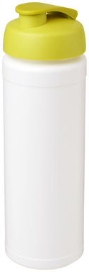 Пляшка спортивна Baseline Plus grip , колір білий, зелений лайм - 21007404- Фото №1