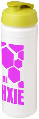 Пляшка спортивна Baseline Plus grip , колір білий, зелений лайм - 21007404- Фото №2
